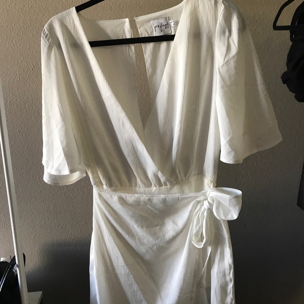 Princess Polly white romper NWOT